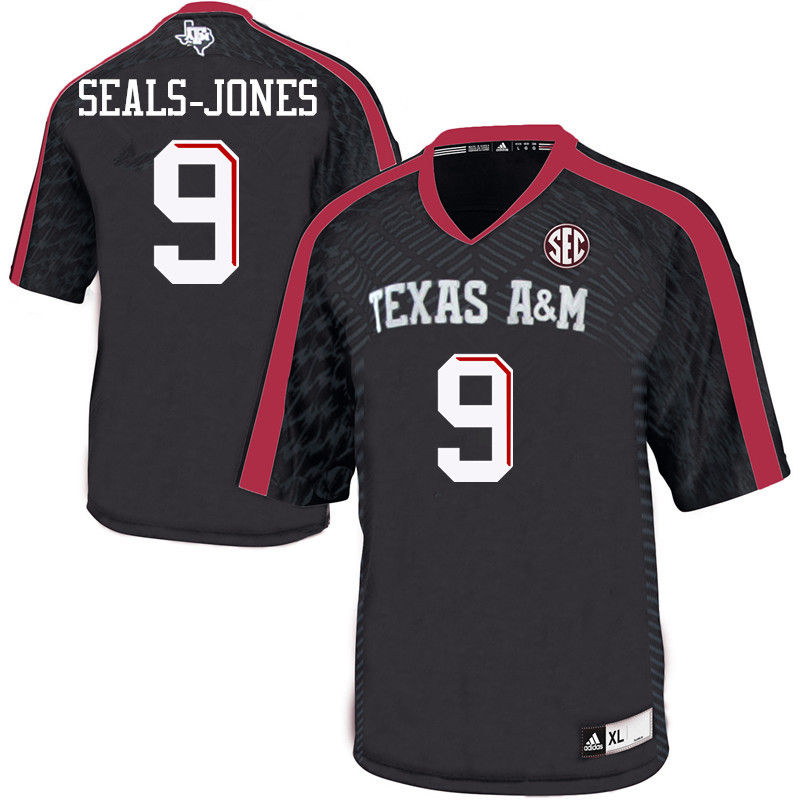 Men #9 Ricky Seals-Jones Texas A&M Aggies College Football Jerseys-Black
